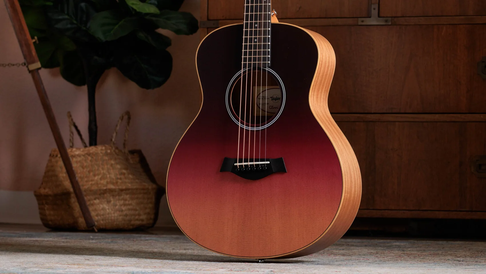 GS Mini-e Special Edition, Sunset Fade Layered Sapele Acoustic
